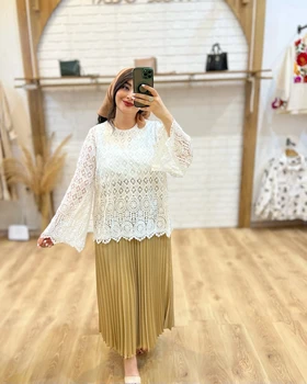 شومیز قلاب‌بافی