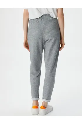 جیب کمر الاستیک شلوار Jogger با جزئیات 4WAK30066EK
