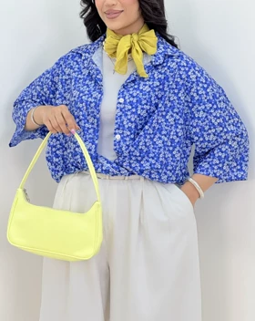 شومیز جلوگره ترمه(101)کد:5578
