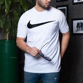 تیشرت مردانه نایک NIKE رنگ سفید آسیتن کش