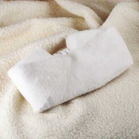 هدبند روسی ساده Plain Faux Fur Headband (سفید)