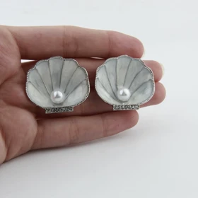 گوشواره زنانه مدل صدف