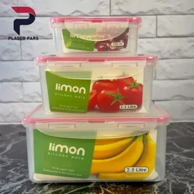 ست فریزری 6 پارچه مستطیل لیمون