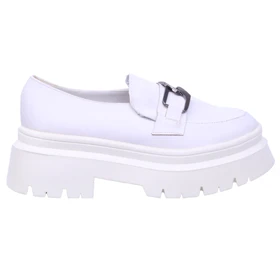 لوفر سفید لژدار زنانه کد 1020