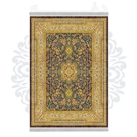 فرشینه از جنس پارچه هازان مخمل ترک طرح سنتی و مدرن برند دفه کد DHU213