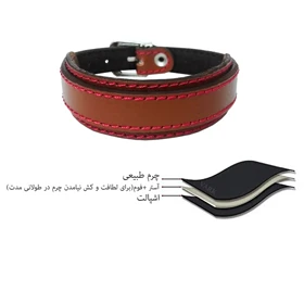 دستبند چرم وارک مدل رهام کد rb209