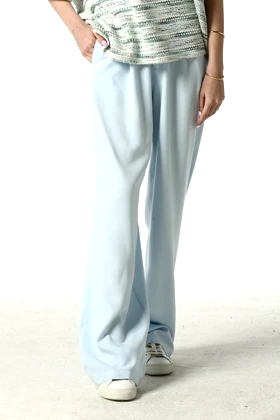 شلوار پیلی دار دمپا گشاد زنانه