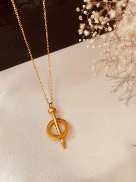 گردنبند کارتیه میخ استیل