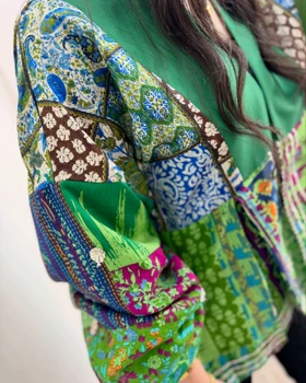 مانتو هندی ژاکارد