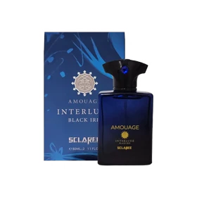 ادوپرفیوم مردانه اسکلاره Sclaree مدل آمواج اینترلود بلک ایریس Amouage Interlude Black Iris حجم 30 میل