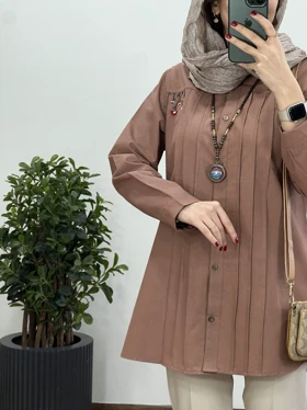 مانتو لینن گلدوزی سارگل(ایراد دار)