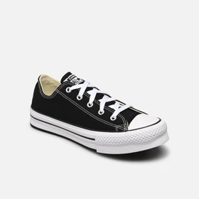 کفش کتانی ال استار ساق کوتاه مشکی مدل کلاسیک کد 294609