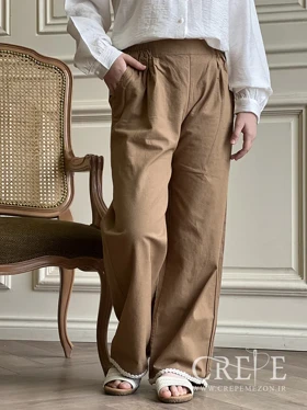 ست تاپ و شلوار نوار کنفی