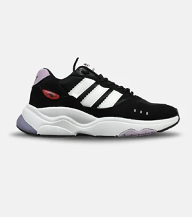 کفش کتانی مردانه مشکی سفید ADIDAS torsion