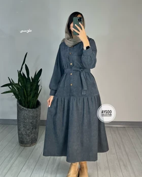 پیراهن مانتویی همتا