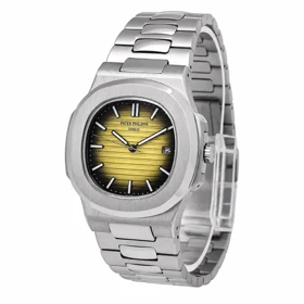 ساعت مردانه پتک فیلیپ ناتیلوس مدل Patek 6534-G استیل صفحه مشکی زرد لوکس