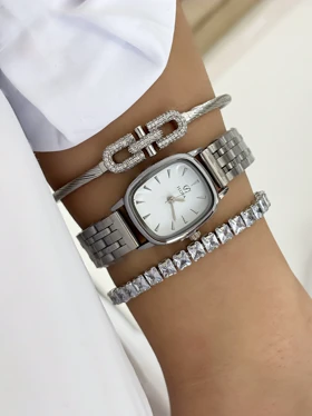 ساعت فلورا صفحه مستطیل زنانه 940