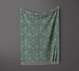 شال مبل ریش دار sofa shawl 77