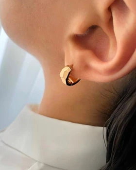 گوشواره آینه ای چند وجهی ژوپینگ