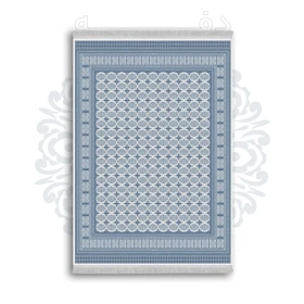 *جدید* فرشینه از جنس پارچه شانل مخمل ترک طرح فانتزی برند دفه کد 1199