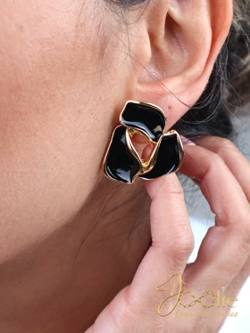 گوشواره استیل – میناکاری مدل گیلاوا کد E1245