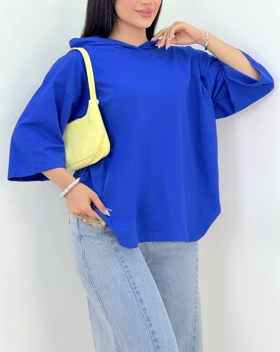 تیشرت کلاهدار عسل(37)کد:5563