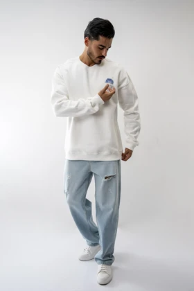 دورس آستین بلند بیسیک چاپی مردانه