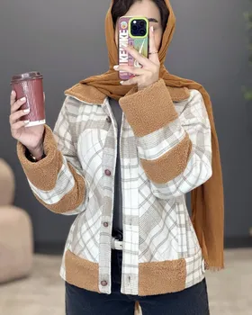پالتو چهارخونه منگو