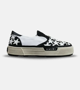 کفش اسنیکرزونس مشکی سفید Amiri Stars مدل 6033