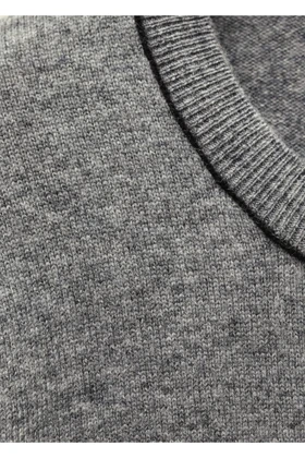 ژاکت کش باف پشمی زنانه اورجینال منگو mango