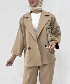 کت یقه انگلیسی کد Se012 برند ردا