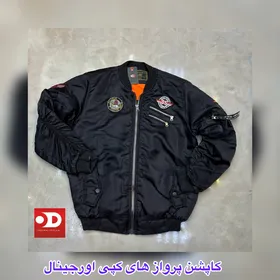کاپشن خلبانی مشکی جدید