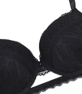 سوتین Neev نیو کاپ‌دار فنردار دانتل کد 2021 مشکی Black