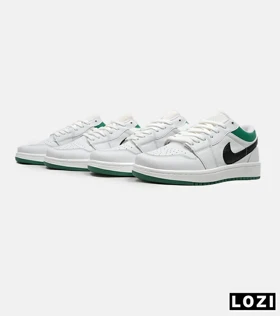 کفش کتانی مردانه سفید مشکی سبز NIKE SB dunk Low Pro
