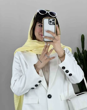 کت تک دکمه جیب پاکتی(6)کد3440