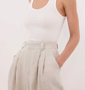 شلوار لینن نچرال