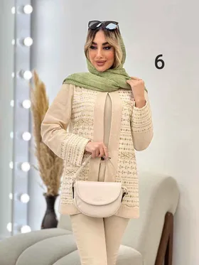 مانتو لینن نچرال طرح سنتی