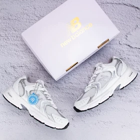 نیوبالانس 530 سفید نقره ای (New Balance 530) کد 2333