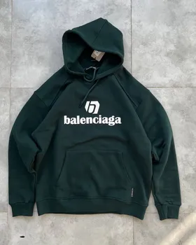 هودی سه نخ ضخیم BALENCIAGA رنگ سبز