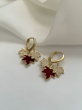 گوشواره آویز برگ veideni