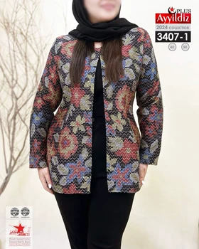 کت مجلسی زنانه سایز بزرگ کد 3407