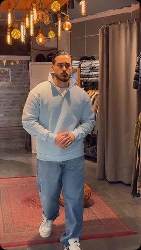 دورس نیم زیپ برند spruce