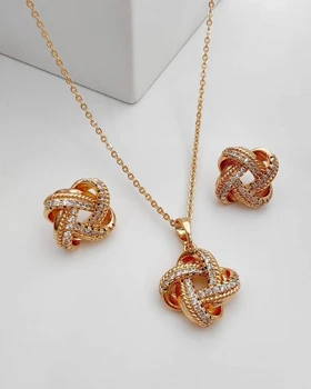 نیم ست گره نگیندار ژوپینگ (با زنجیر)