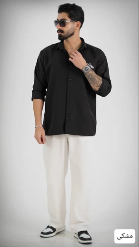 پیراهن مردانه مازراتی یزدان_کد4673