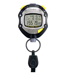 کرنومتر حرفه‌ای کاسیو مدل HS-70W-1 (دقت میلی‌ثانیه)