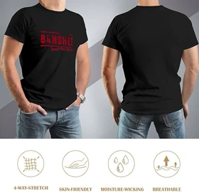 تیشرت کلاسیک بنشی | تیشرت Banshee طرح Urban Movie Mens کد 112279