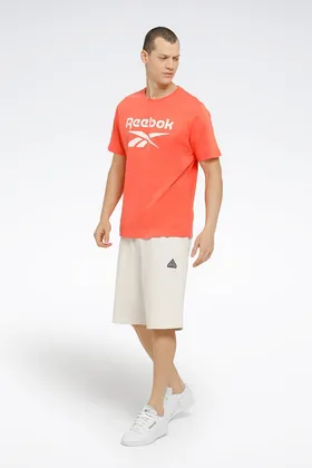 تیشرت آستین کوتاه مردانه نارنجی لوگو IDENTITY BIG REEBOK IDENTITY BIG LOGO