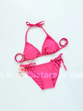 بیکینی کاپ متحرک صورتی ساده