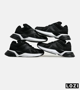 کفش کتانی مشکی سفید AMIRI Bone Runner
