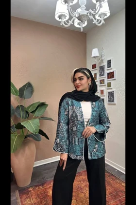 کت ژاکاردکوک دوزی